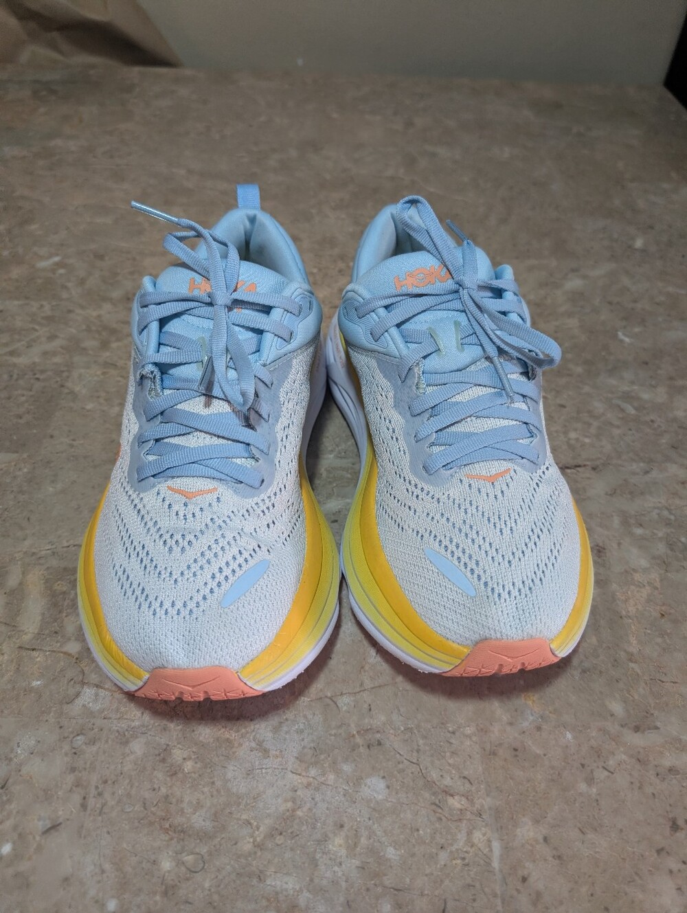 Hoka One One Bombi 8 Running Cushioned Shoes Summer Song Women's Size 7.5B - Picture 3 of 11